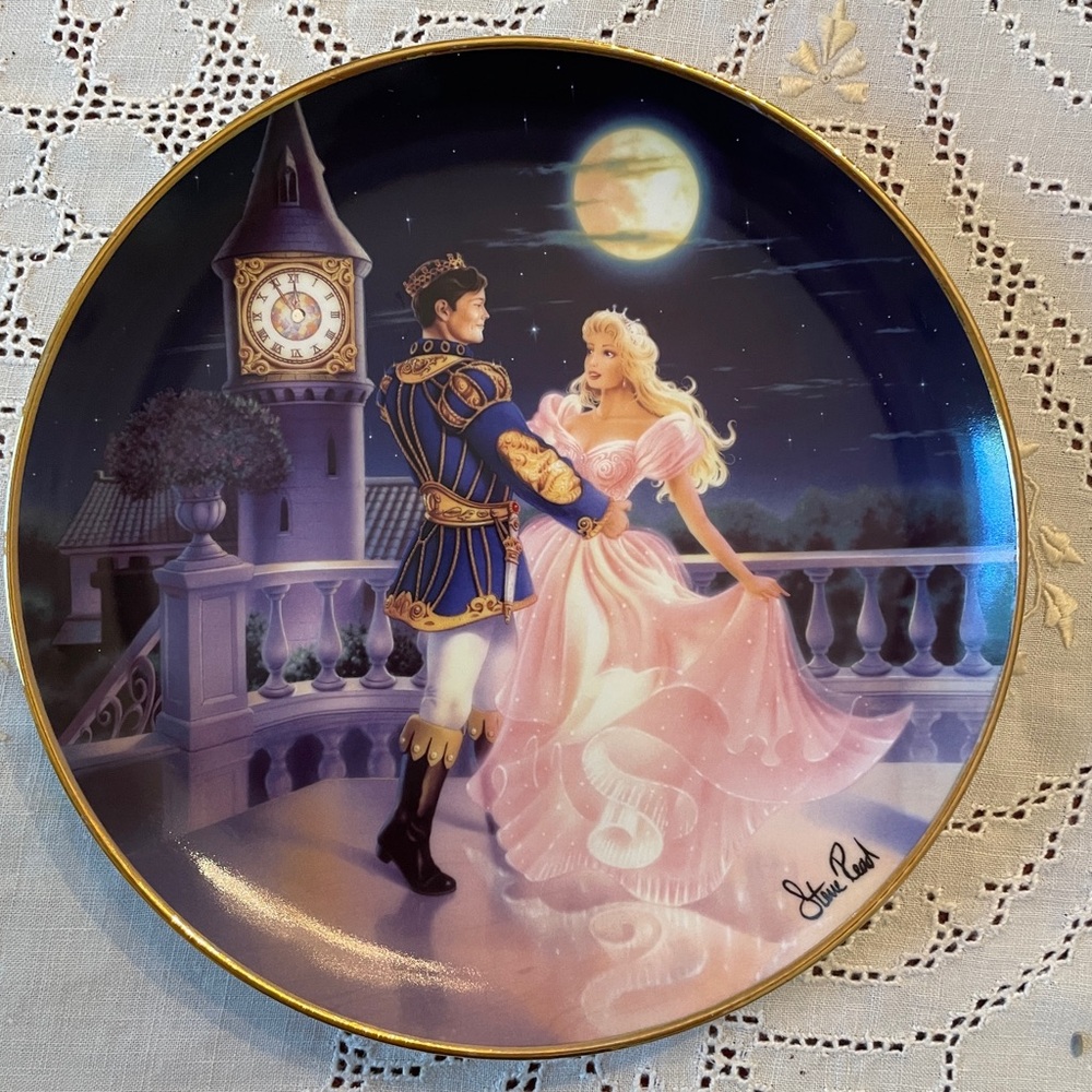 Franklin Mint Magic Til Midnight Cinderella Limited Edition Decorative Plate